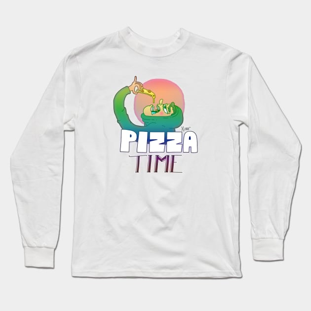 KLADD .pizza time Long Sleeve T-Shirt by Noxlof